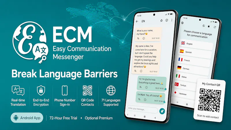 Easy Communication Messenger (ECM) screenshot 2