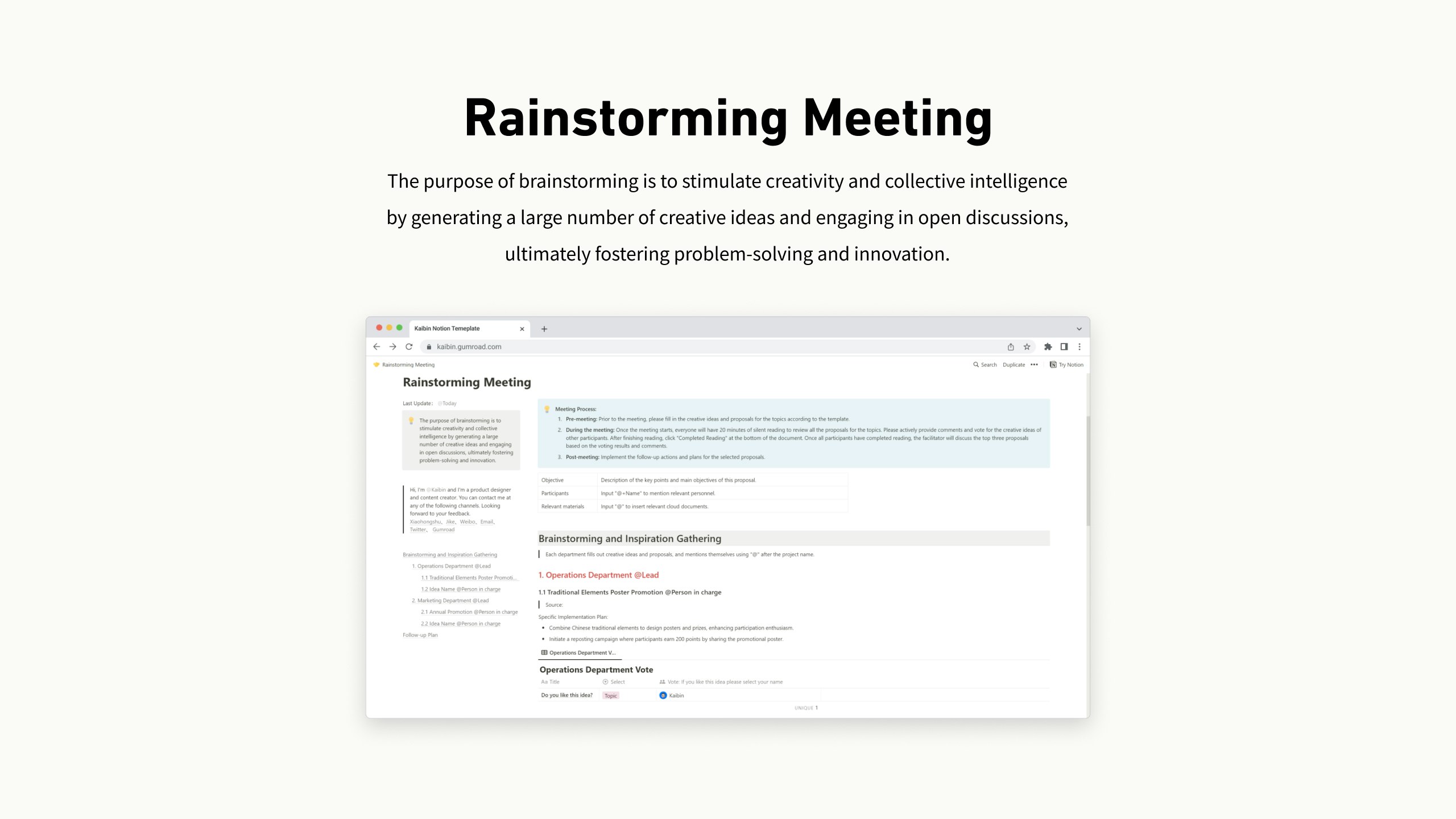 Notion Rainstorming Meeting media 1