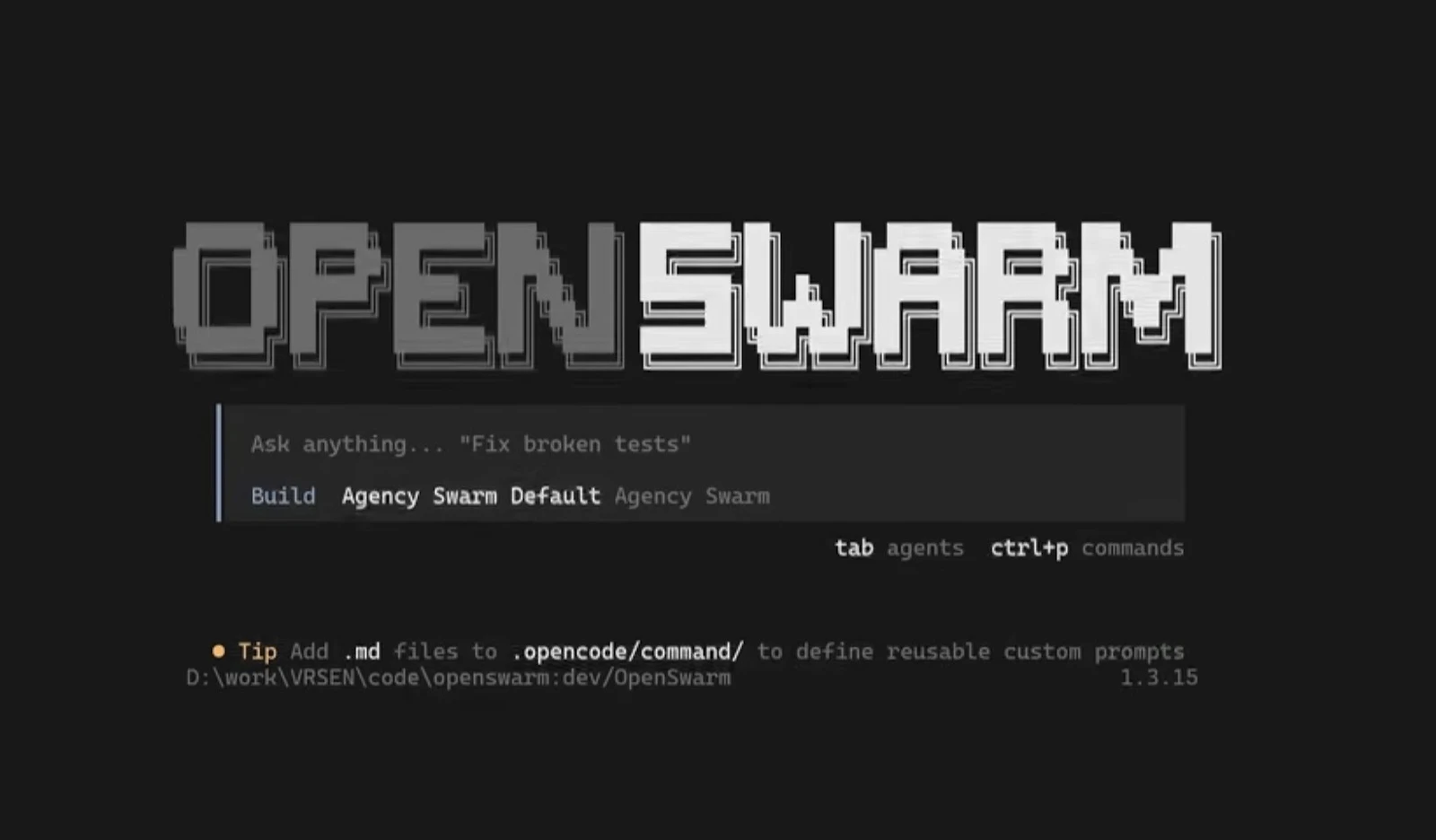 OpenSwarm screenshot 2