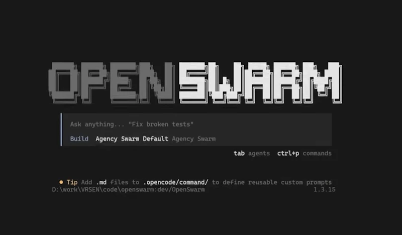 OpenSwarm screenshot 2