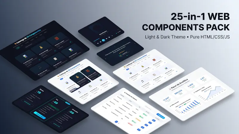 25-in-1 Web Components Pack screenshot 3