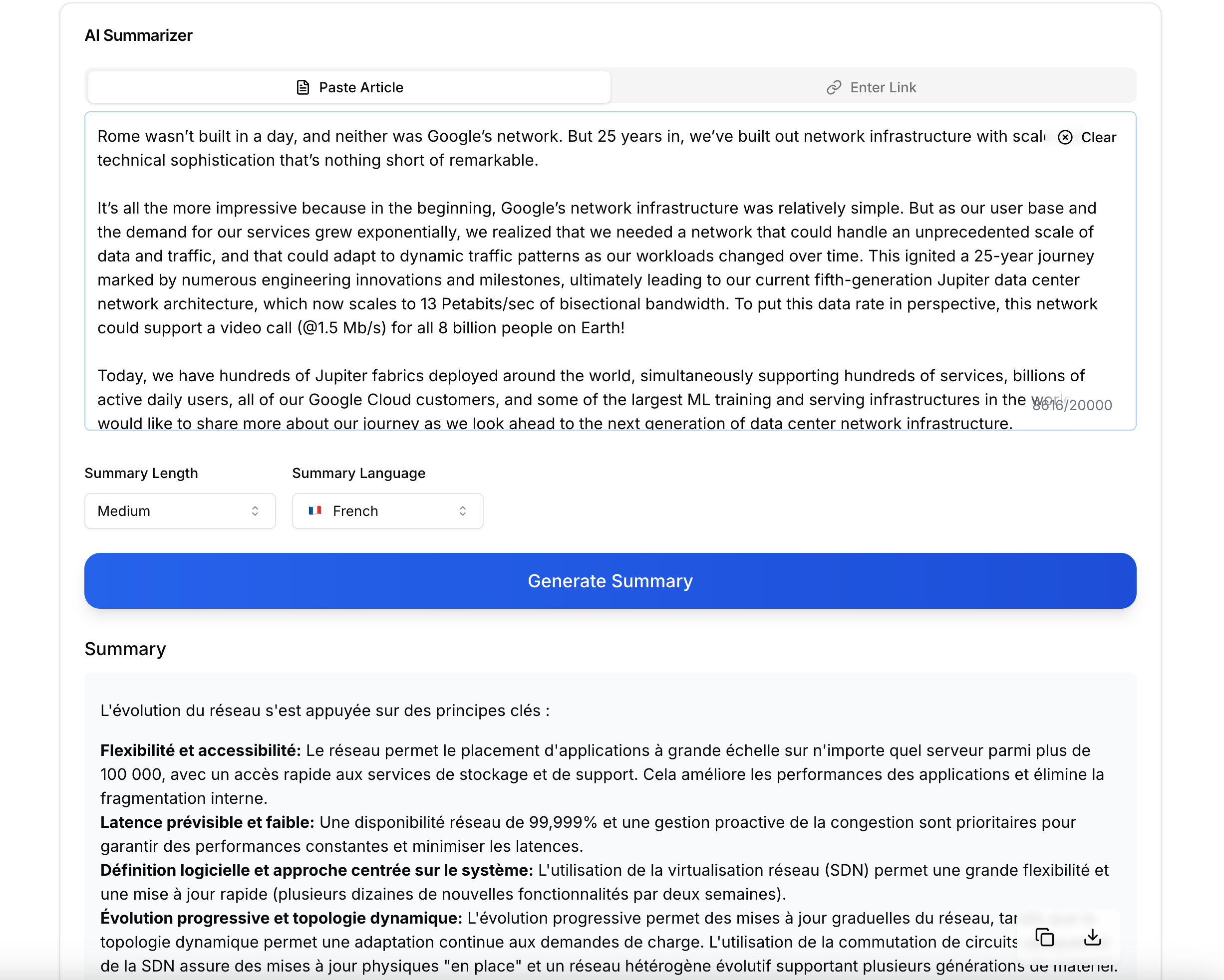 AI Summarizer gallery image