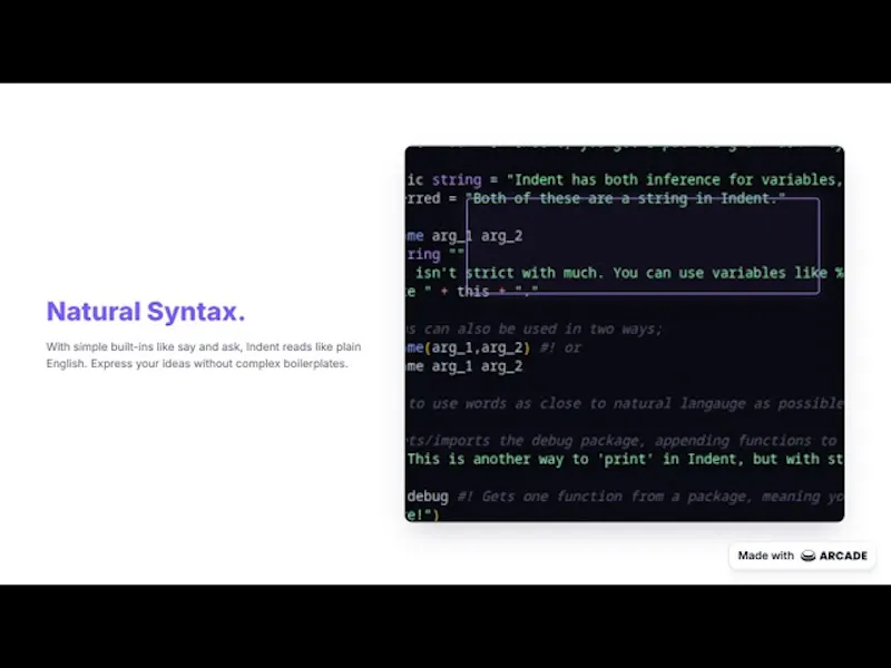 Indent screenshot 1 (video preview)