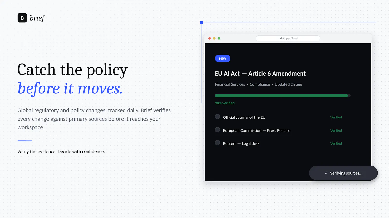 Brief screenshot 1