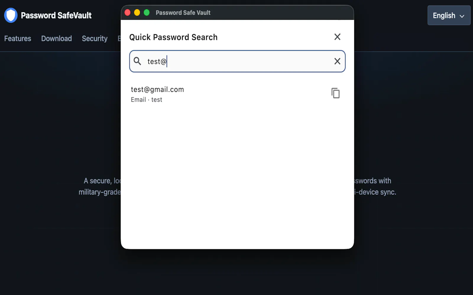 Password SafeVault screenshot 8