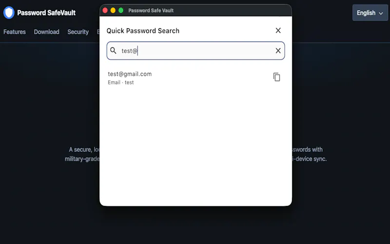 Password SafeVault screenshot 8