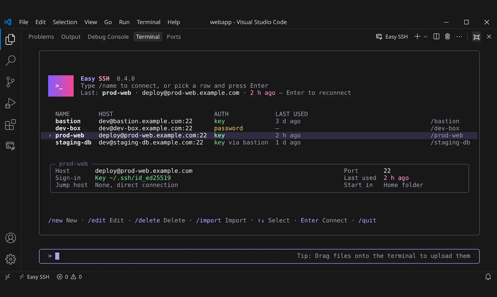 Easy SSH screenshot 2