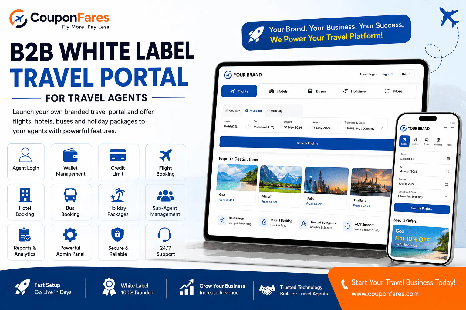 White Label Travel Portal Portal 