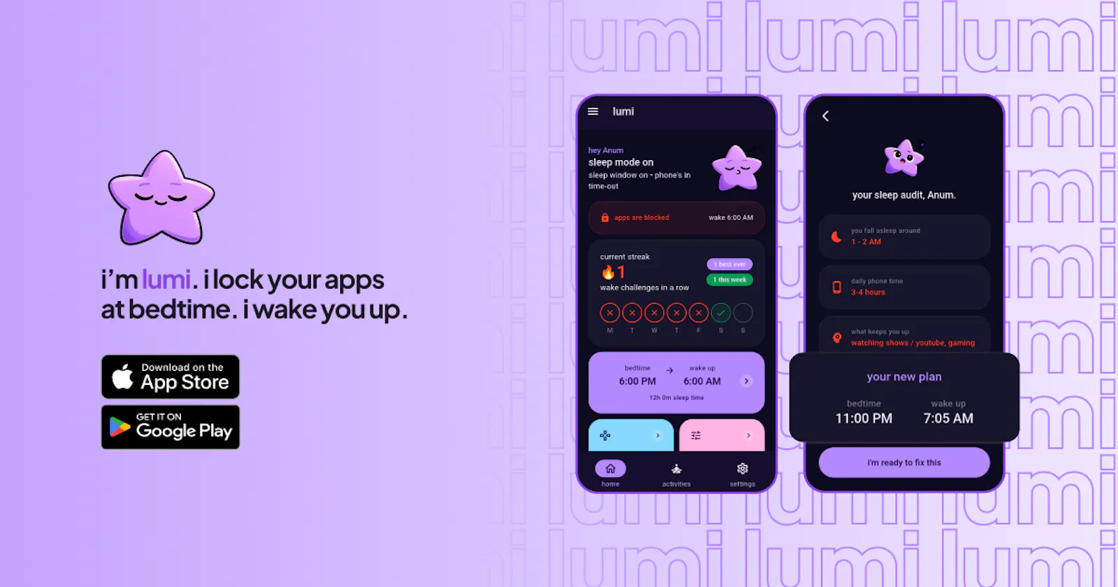 lumi - sleep lock & alarm screenshot 2