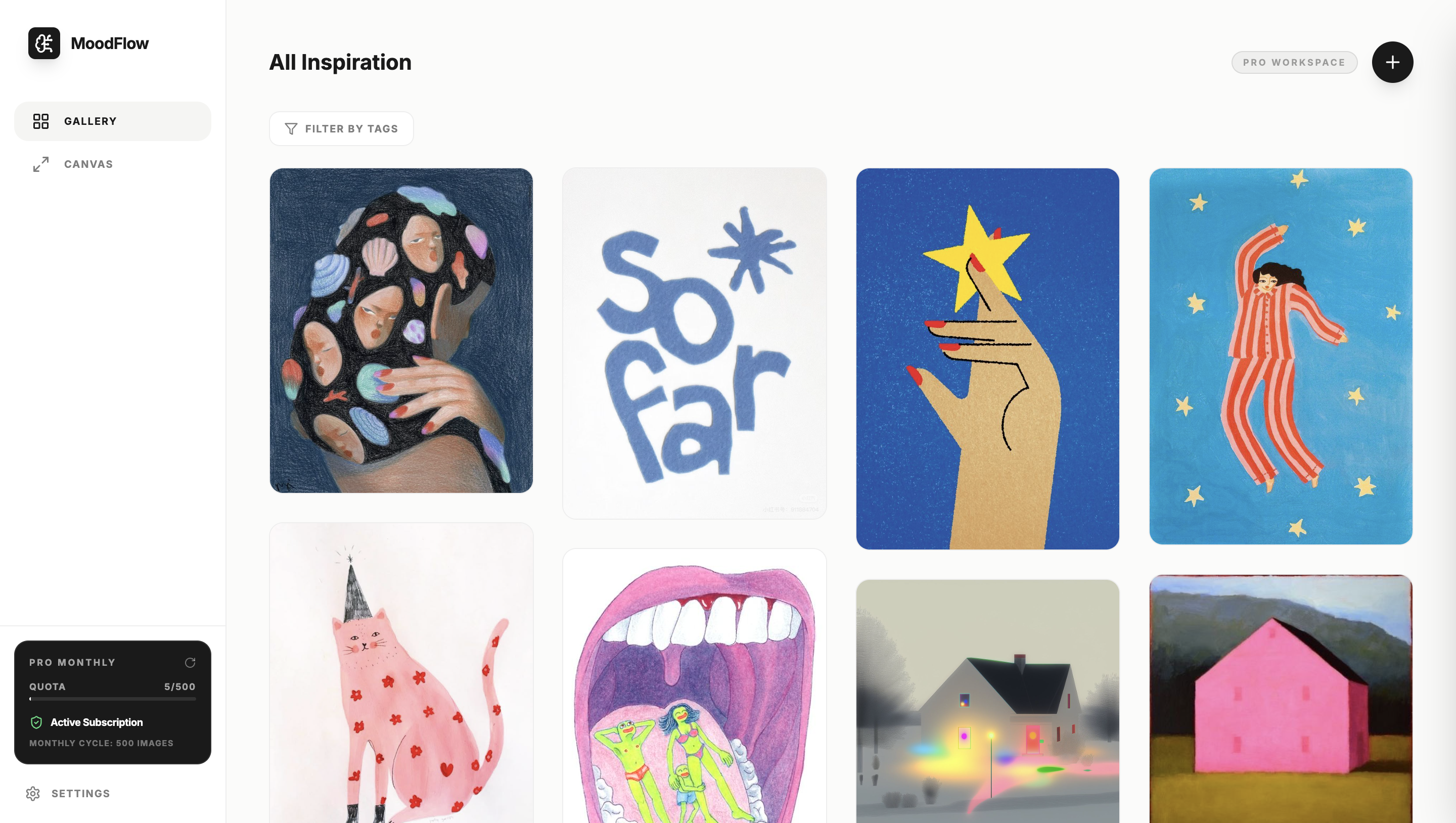 MoodFlow - AI Moodboard Tool  gallery image