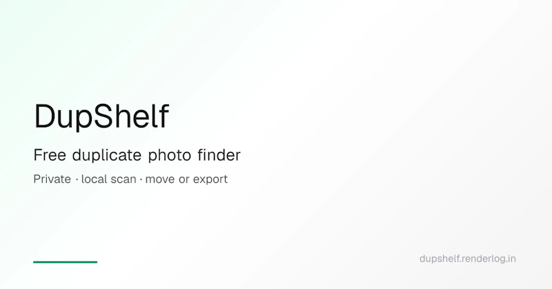 DupShelf screenshot 1