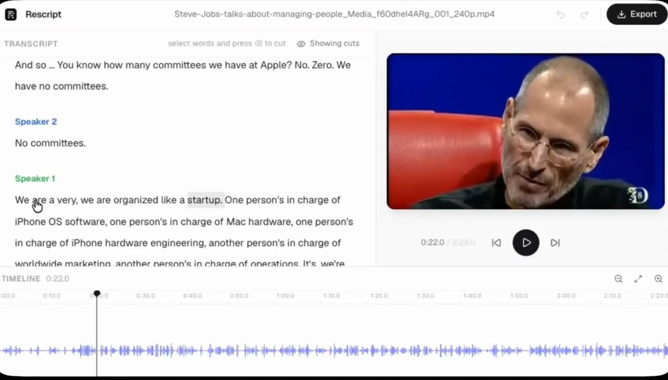 Rescript screenshot