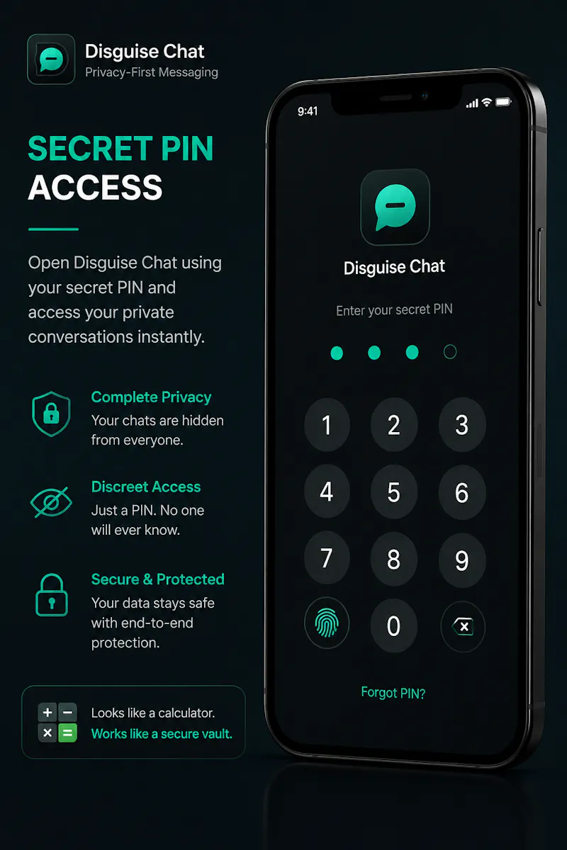 Disguise Chat — Secret Messenger App screenshot 3