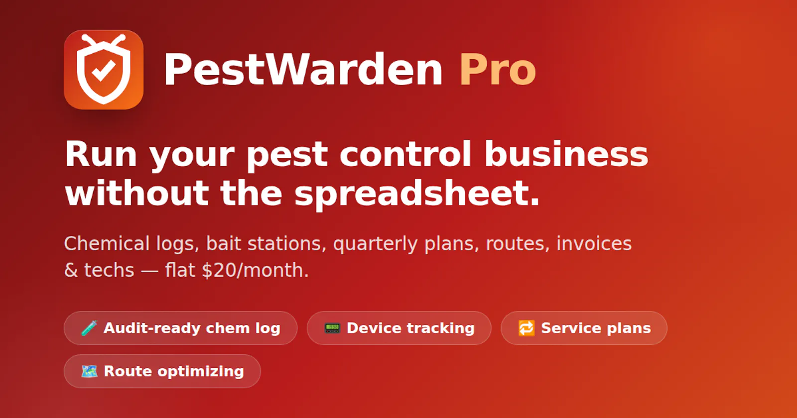 PestWarden Pro screenshot 1