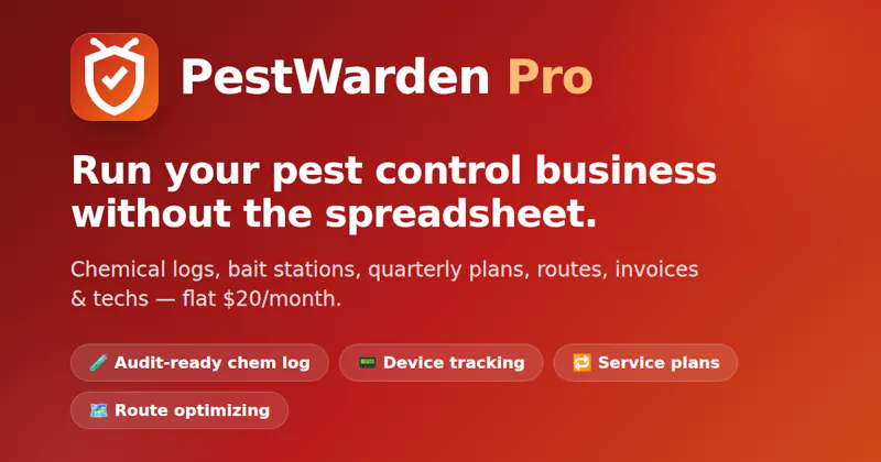 PestWarden Pro screenshot 1