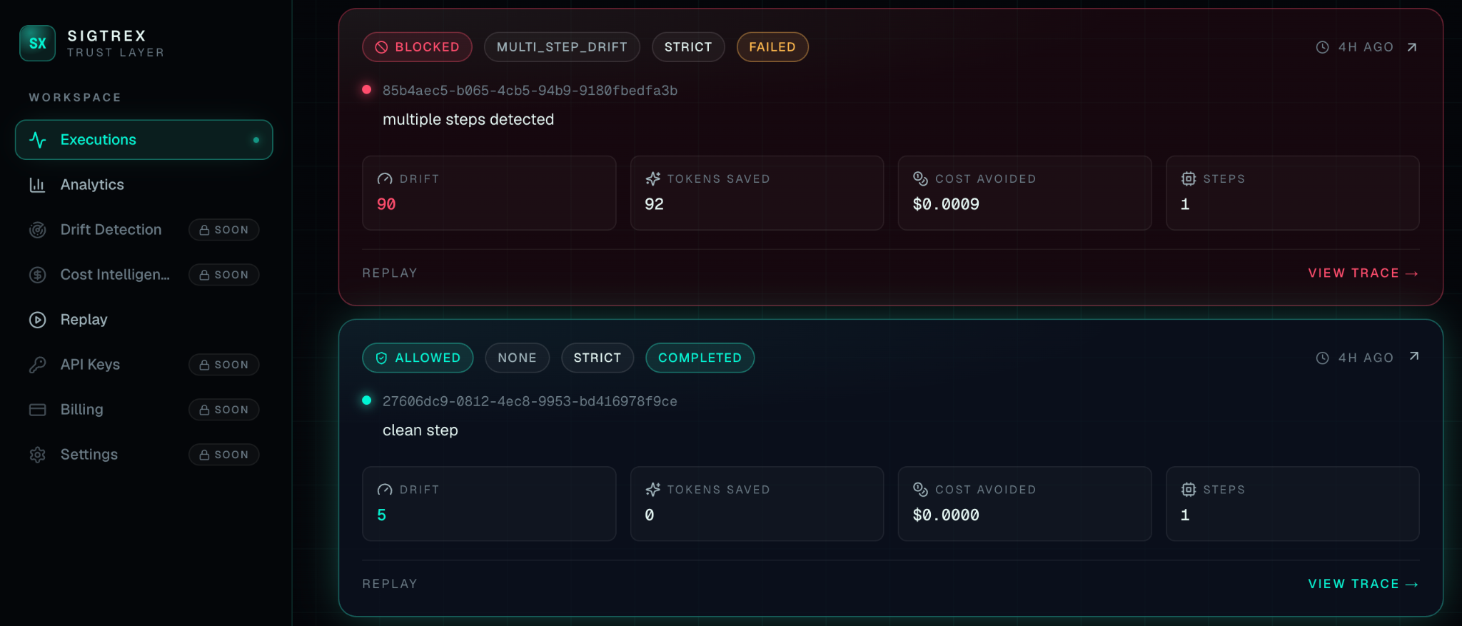 SIGTREX API gallery image