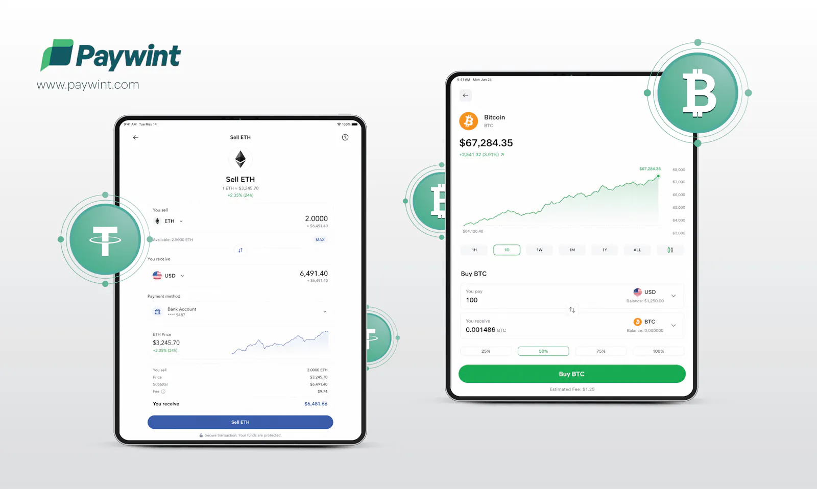 Paywint Crypto Wallet screenshot 2