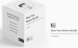 New Year Notion Bundle 2024 media 1