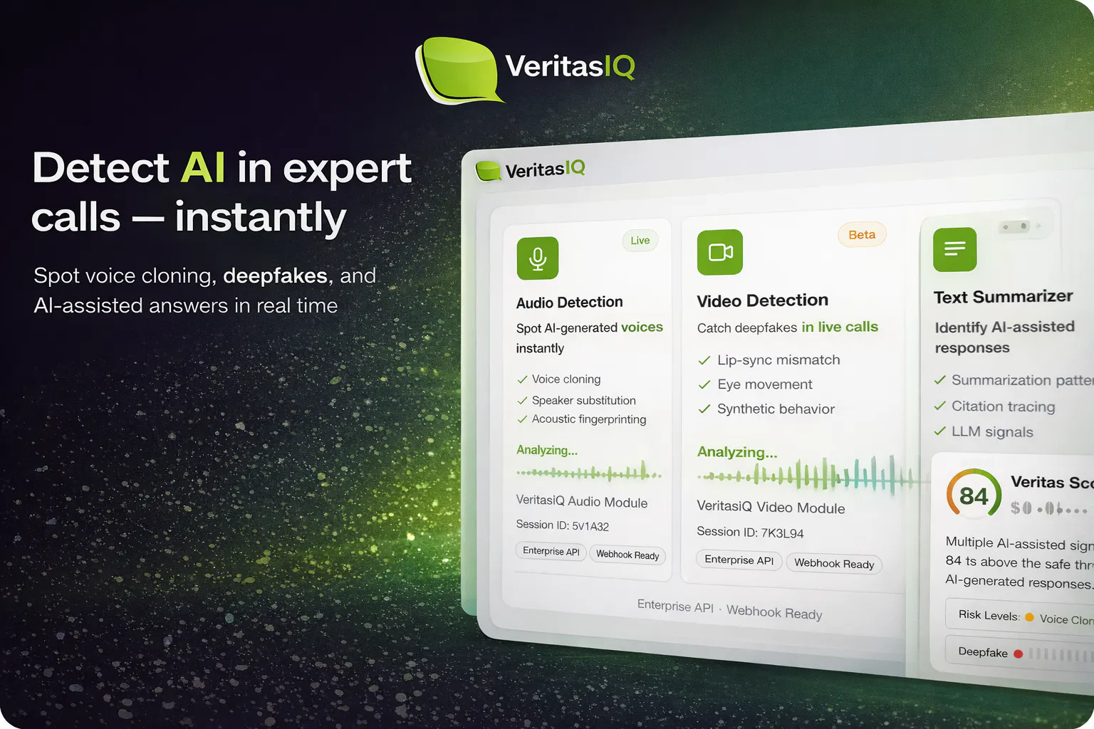 VeritasIQ 项目横幅