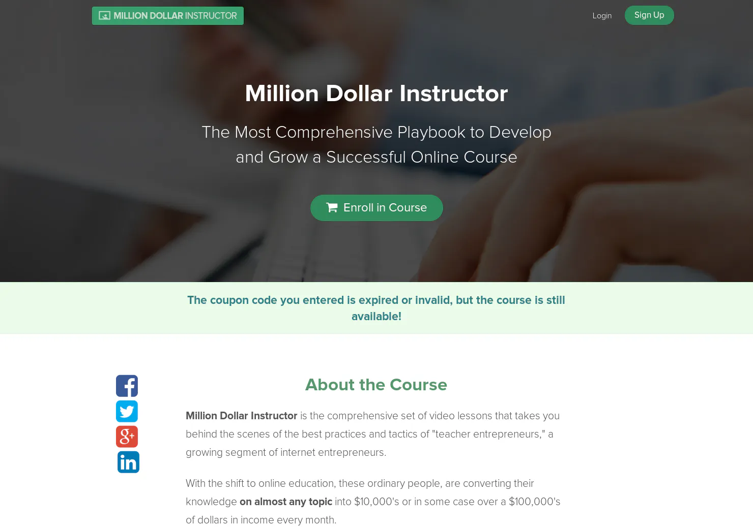 Million Dollar Instructor