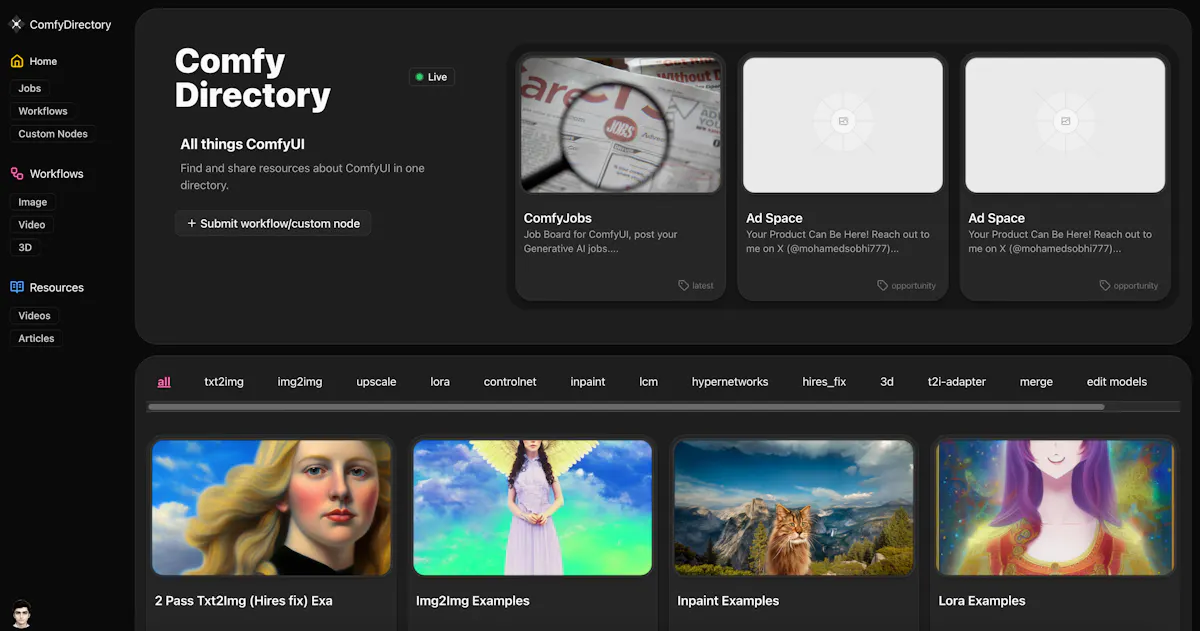 Comfy Directory