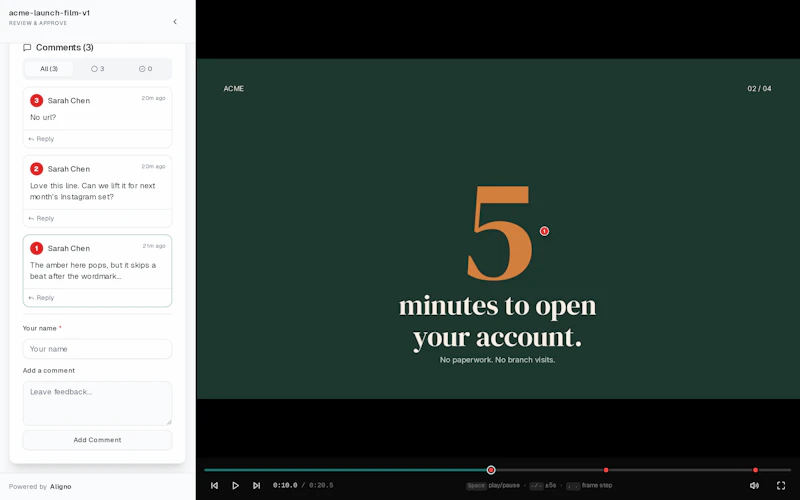 Aligno screenshot 2