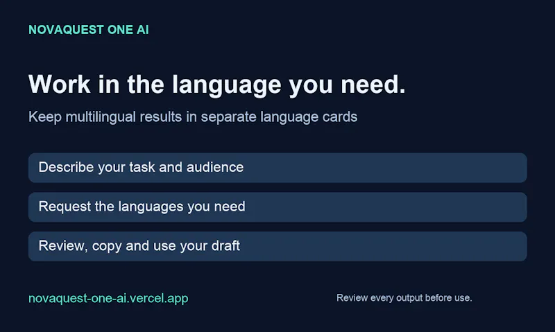 NovaQuest One AI screenshot 1