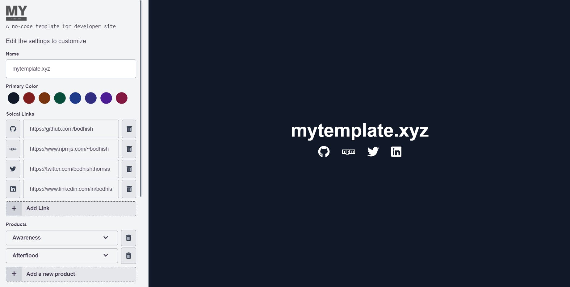 MyTemplate media 2