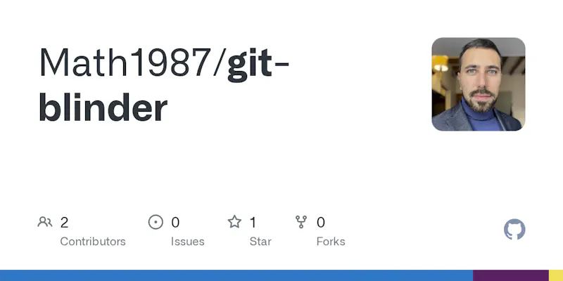GitBlinder screenshot 1