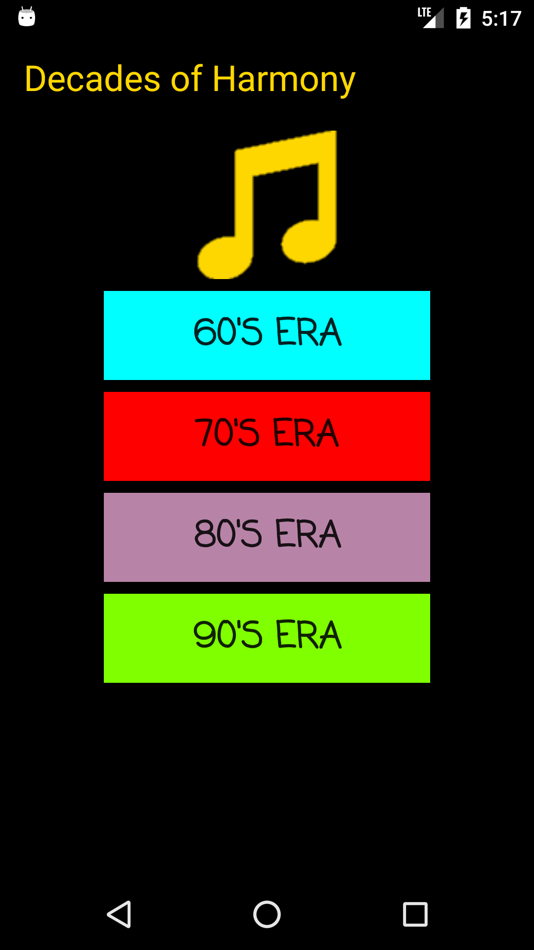 Decades of Harmony Trivia Game gallery image