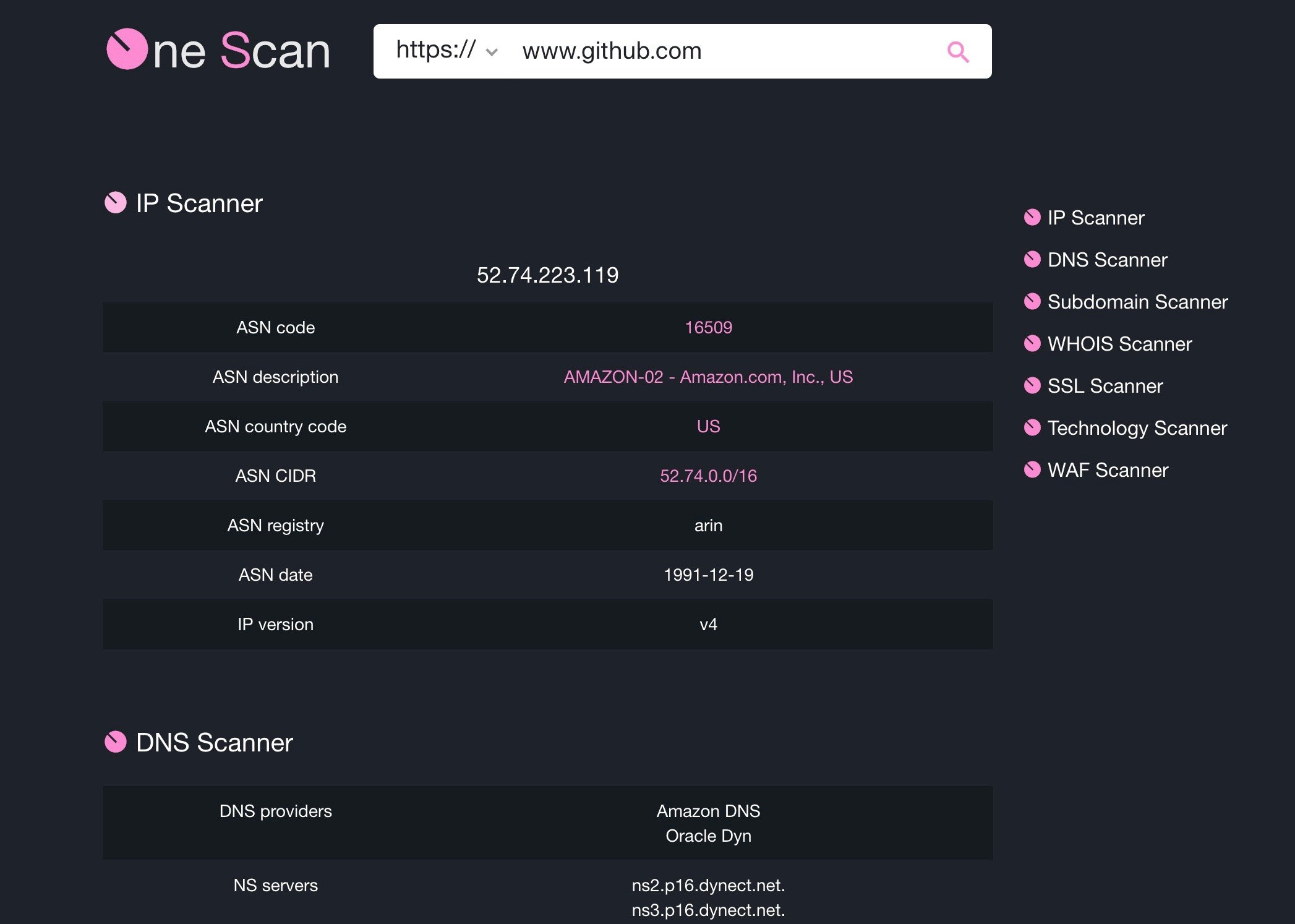 One Scan gallery image