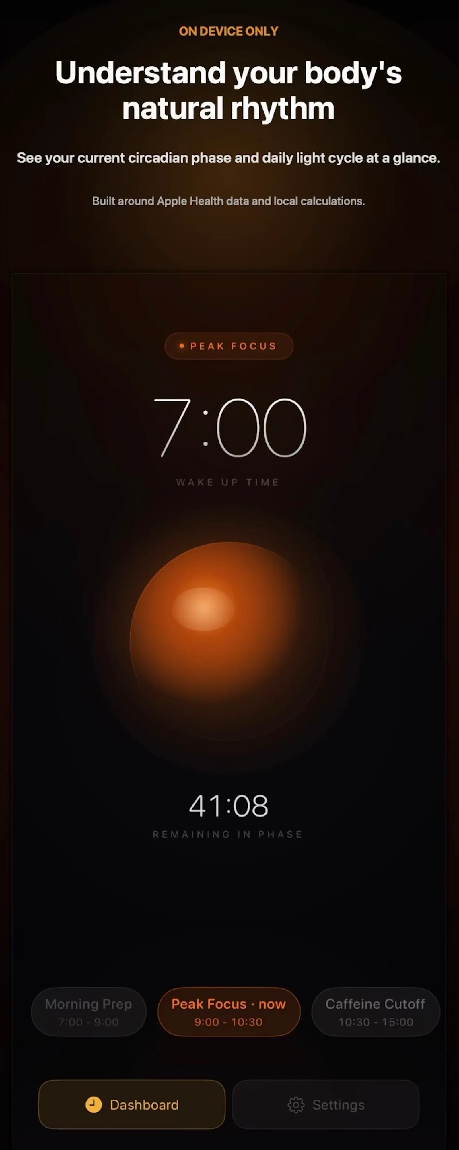 Golden Hour - Circadian focus screenshot 2