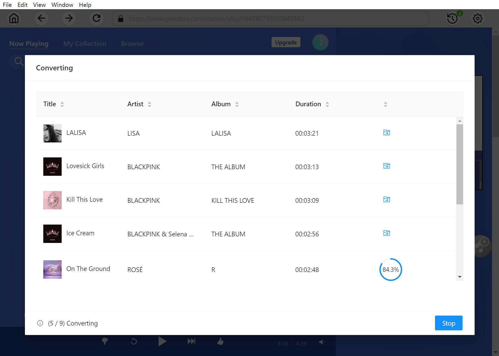 Média Convertisseur de musique Ukeysoft Pandora - Meilleur outil pour convertir la musique pandora en mp3 5