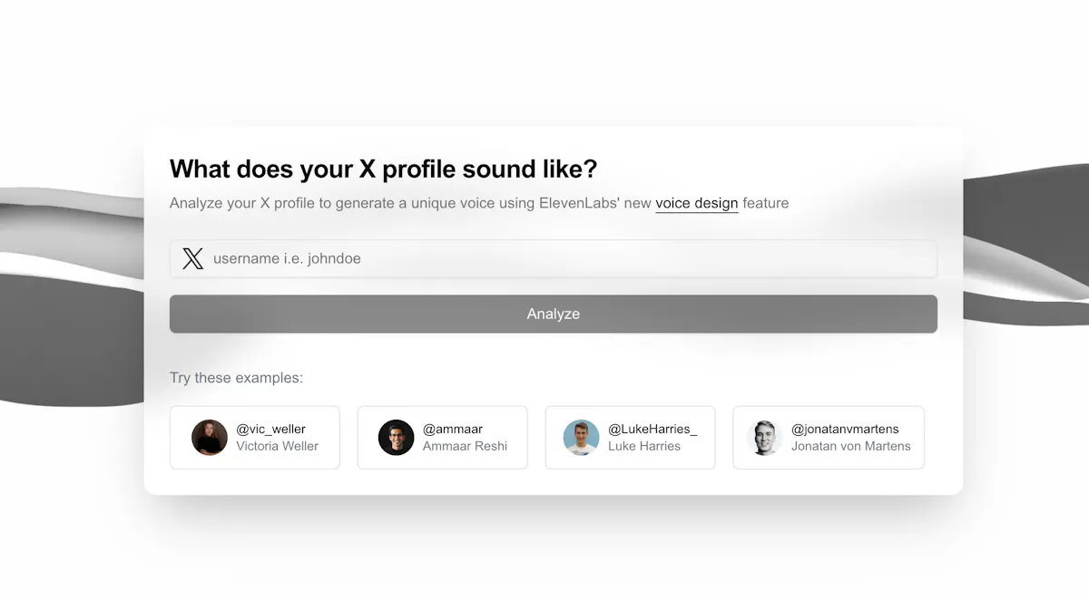 X to Voice