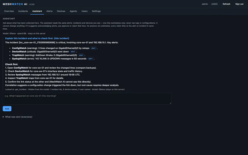 MeshWatch AI screenshot 4