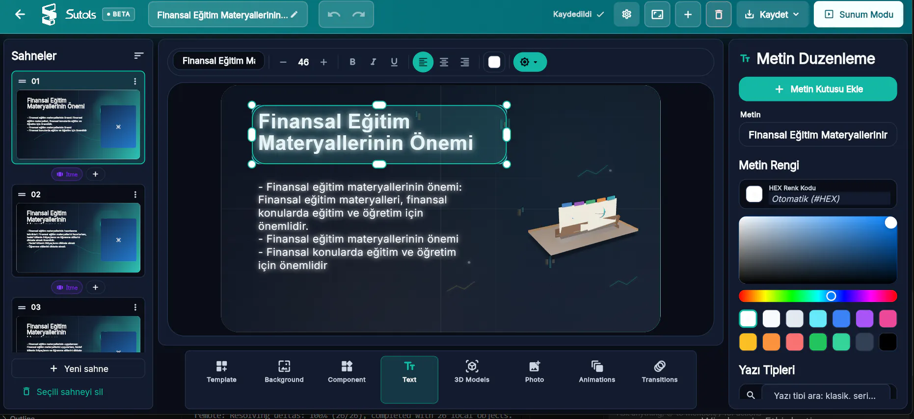 Sutols 3D Ai Slides gallery image
