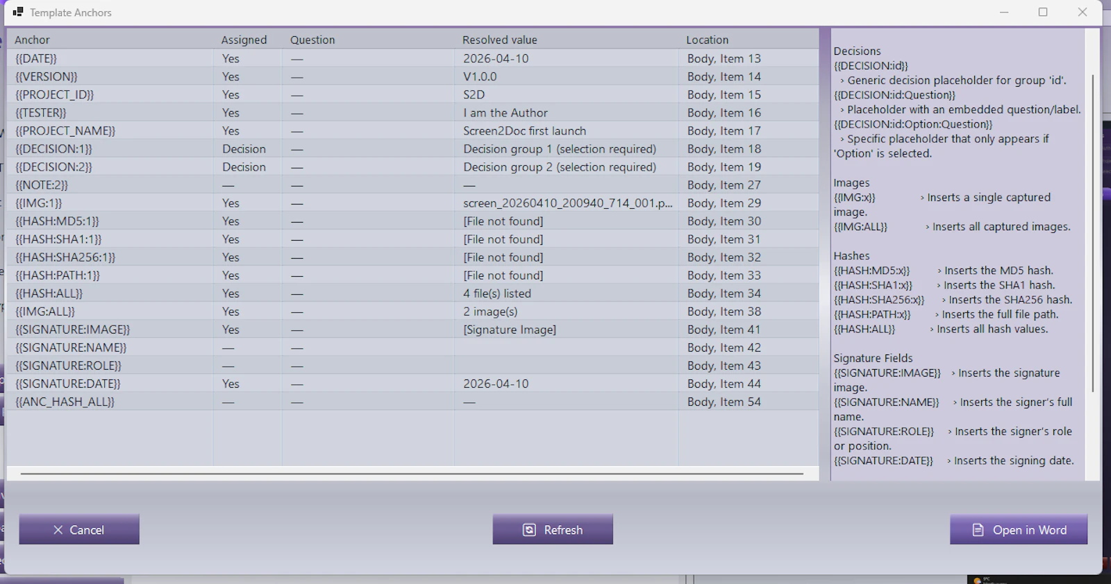 Screen2Doc screenshot 8