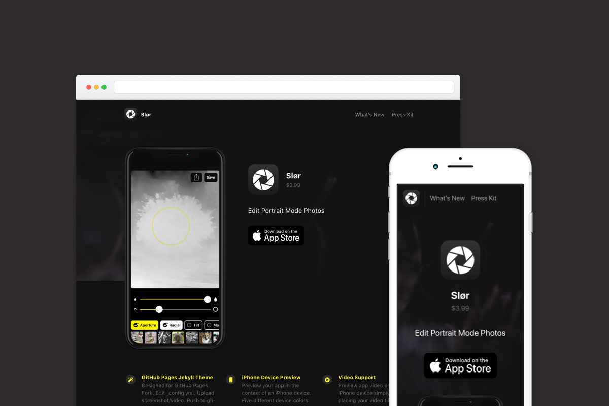 Automatic App Landing Page Image