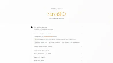 SarvaSEO | The 7 Steps SEO Toolkit gallery image