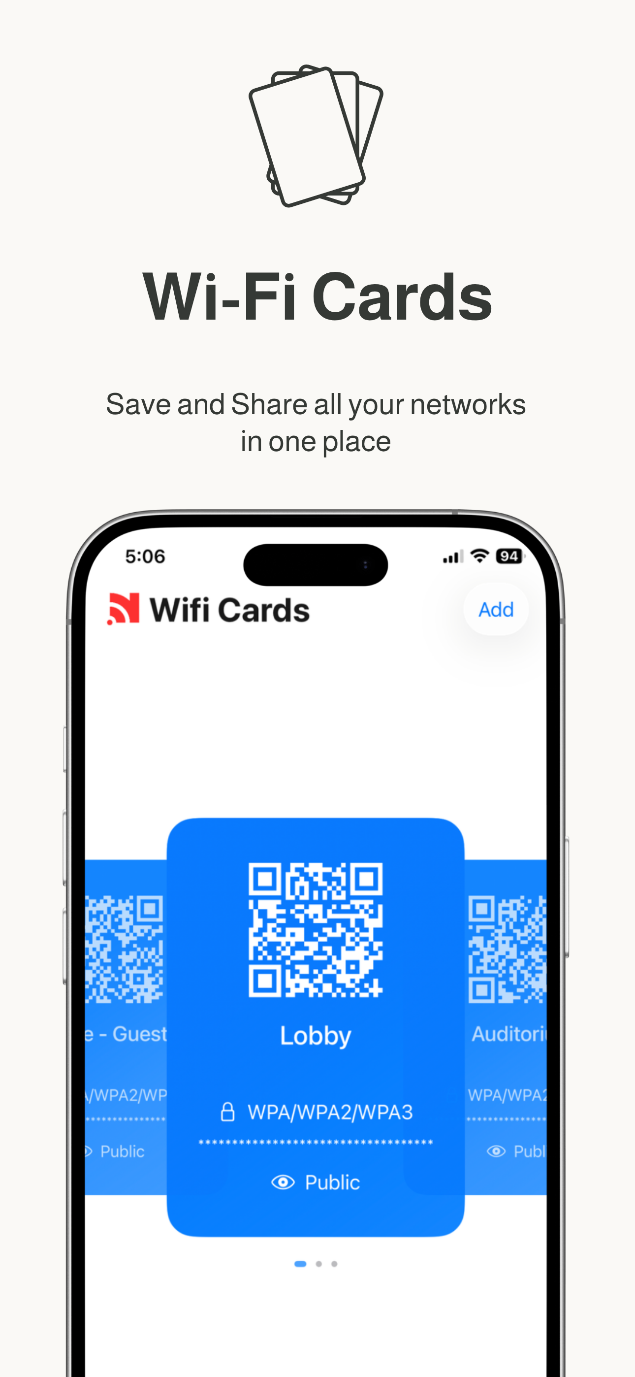 Share Wifi · QR Code Connect gallery image