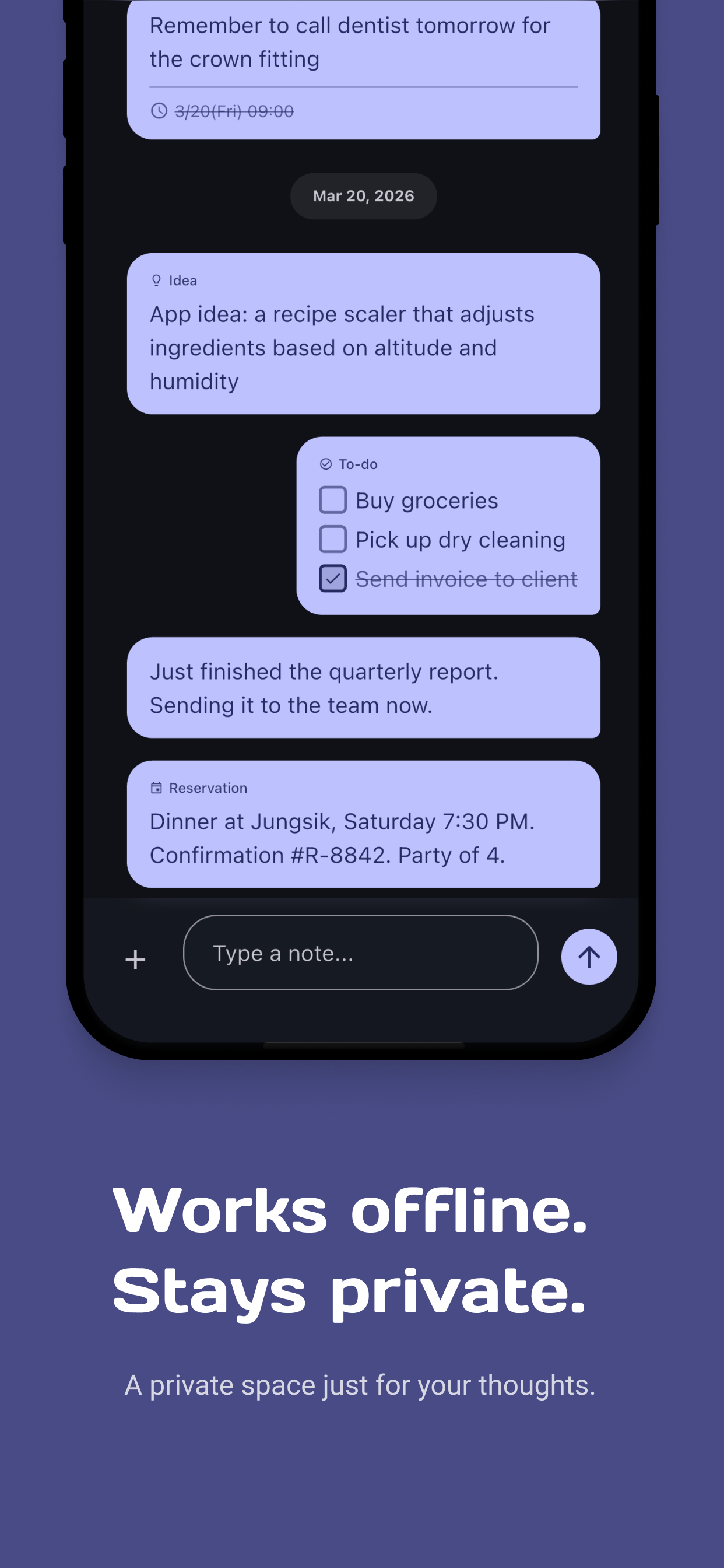 Solo — Text yourself gallery image