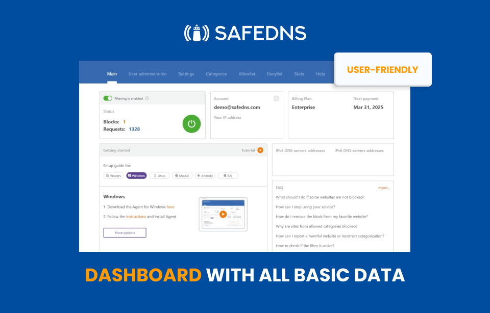 Mídia 4 de Safedns - Solução de filtragem na web que protege seus dados