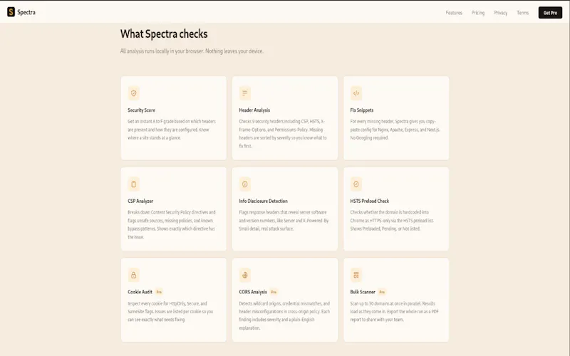 Spectra screenshot 4