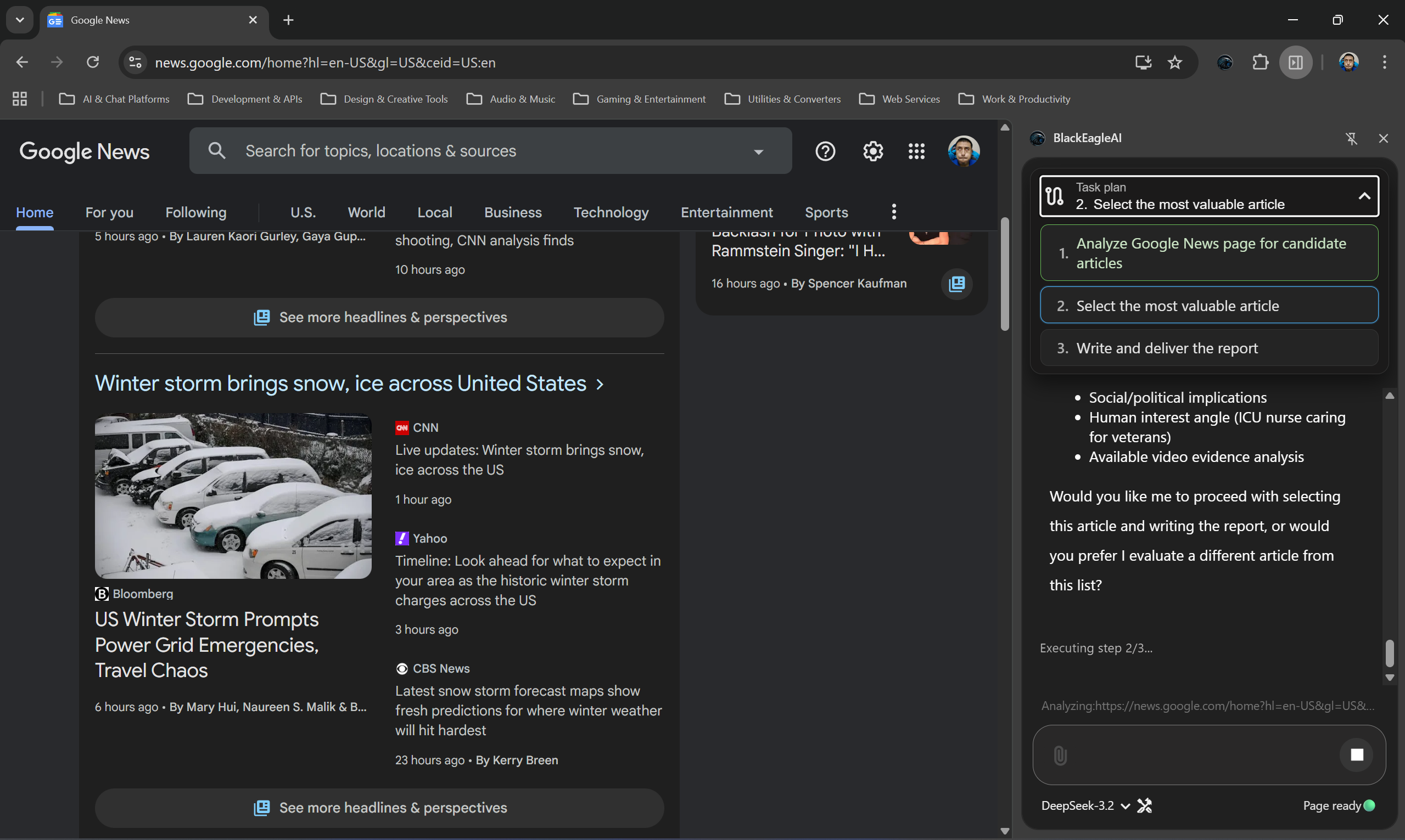 BlackEagle - Main product screenshot demonstrating key features and user interface