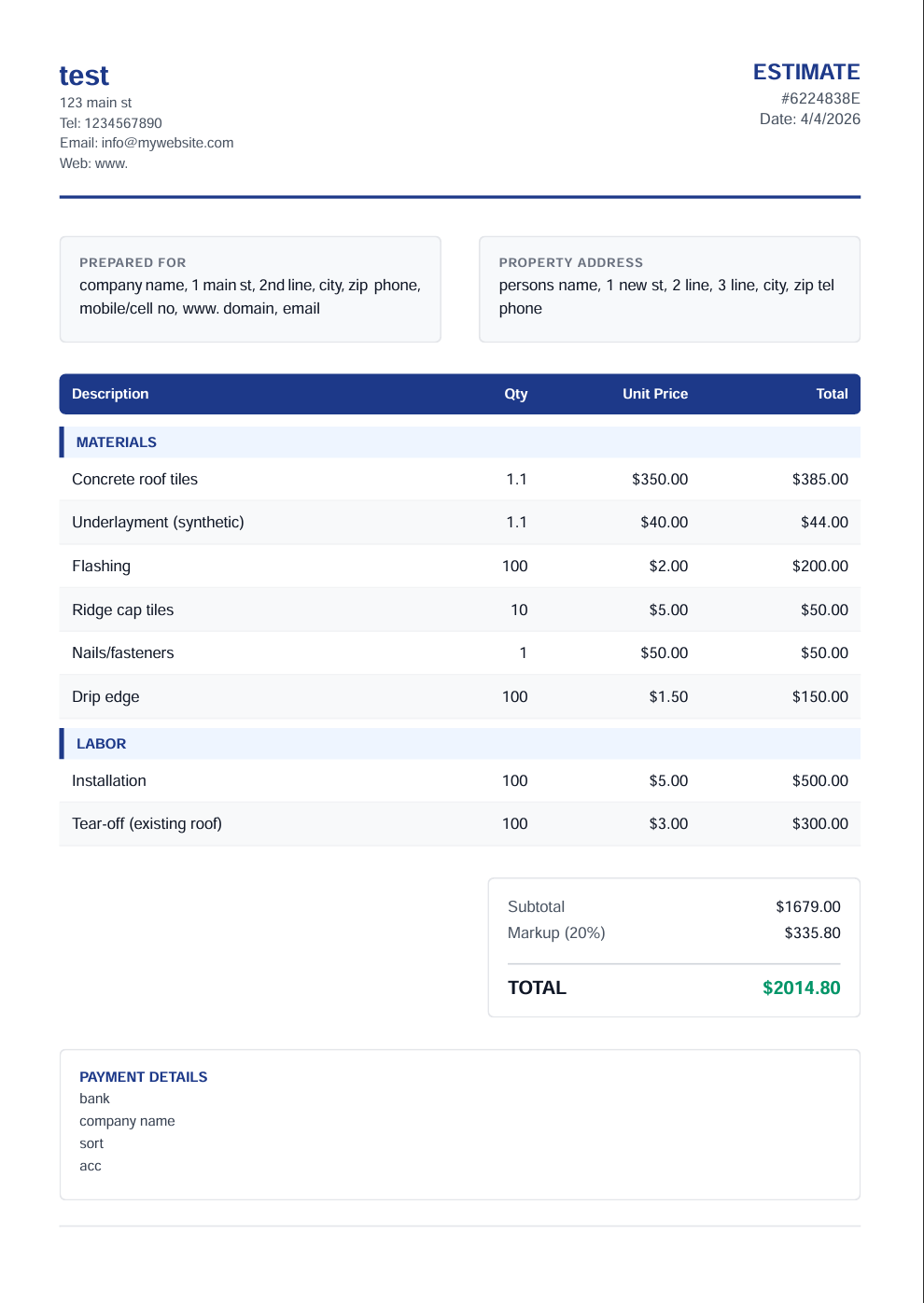 TradeEstimate gallery image