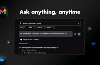 Sua página inicial personalizada do Google com aplicativos integrados como Slack, Notion e Google Drive.