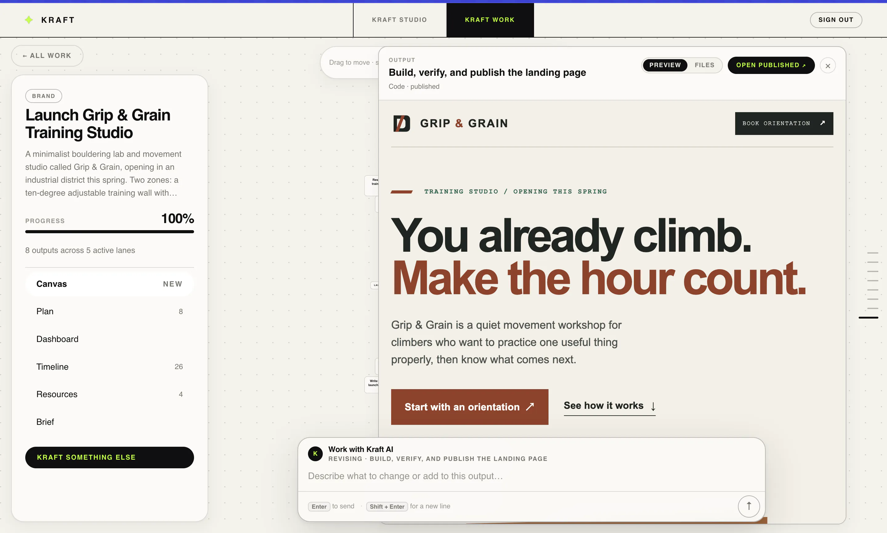 Kraft — what do you want to make? gallery image