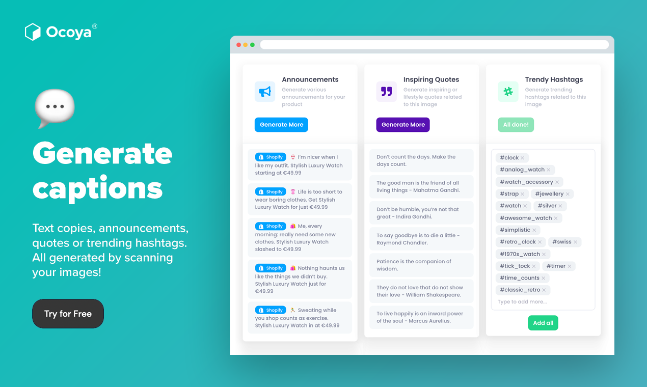 Ocoya 2.0 gallery image