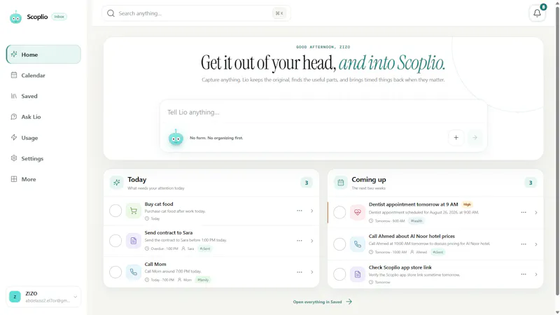 Scoplio Inbox screenshot 2