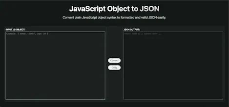 Javascript Object to JSON gallery image